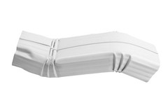 Gutter Downspout OFFSET White (Gloss) Aluminum gutter downspout elbow extensi…