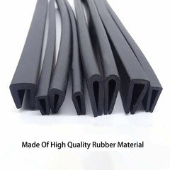 1mm~12mm Edge Protection Frame Profile Rubber Edging Trim Seal U-profile Slot