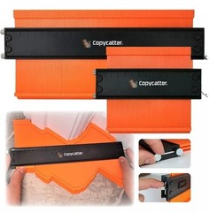 Catter Contour Gauge 10″ + 5” Lock Profile Tool- Adjustable Lock-Precisely Co…