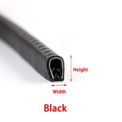 Car Door Boot Edge Protector Strip Trim U Shape Guard Seal Rubber，Selectable