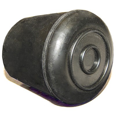 Furniture Leg Tip, Black Rubber, 1-1/8-In., 4-Pk. – F32016TV