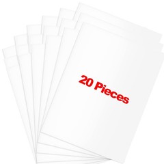 20 Pieces Vinyl Siding Repair Kit, White Self-Adhesive Vinyl Siding Patch Kit…