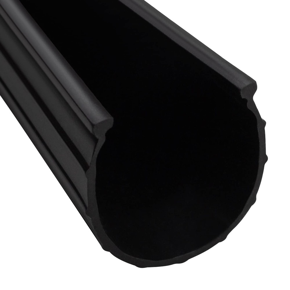 Garage Door Weather Stripping Bottom Rubber Seal 16 ft 16 ft, Black