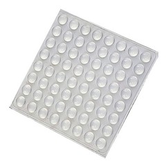 64Pcs New CLEAR Ball Round Anti-Collision Silicone Pad With 3M Sticker 12*2mm A