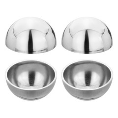4Pcs 304 Stainless Steel Hollow Half Ball, 28mm(1.1″) Dia. Hollow Cap Ball