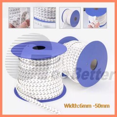 PTFE Self Adhesive Backed Foam Sponge Strip Roll Sheet Tape Sticky Seal 6mm-50mm
