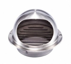 304 Stainless Air Vent Grille Ducting Wall Ventilation Cover Grid OD 80 to 300mm