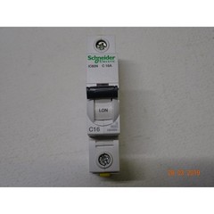 Schneider A9F04116 Circuit Breaker IC60N-1P-16A-Curve C-6KA