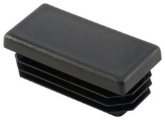 Caplugs Plastic Plug for Rectangular Tubing RER 1X1 1/2-10-14 Pack of 40