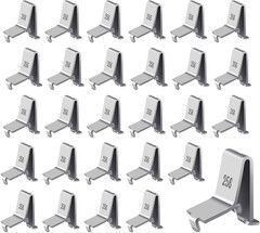 Shelf Clips, Adjustable Supports Clip for 255 Standard Pilaster, Heavy Duty Meta