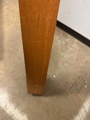 Red Oak Stair Newel Post 48″ x 3″ Stainable Stair Porch Baluster Column (A)