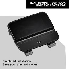 Rear Bumper Tow Hook Cover Cap for 328i Base 3.0L L6 – Gas 2009-2011, 335i Base