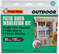 Outdoor Patio Door Insulation Kit, 84 x 110 In. – V96H