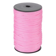 1/4 Inch Polypropylene Rope Braided Ropes, 328ft Nylon Rope Light Pink