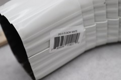 Downspout A-Elbow White Aluminum 2″ x 3″