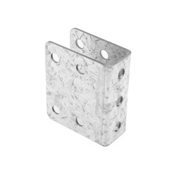 Mbracket 4-Pack U-Shaped Metal Mounting Brackets Support For 2X6 2X8 Lumber