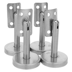 4 PCS Stair Banister Support Hardware Metal Handrail Bracket Brackets
