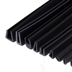 Rubber Edge Protection Frame U-profile Slot Car Edging Trim Seal Black 1mm~12mm