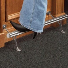 Combination Bar Mount Foot Rail Bracket Kit – 2″OD Brush Stainless Steel Tubing