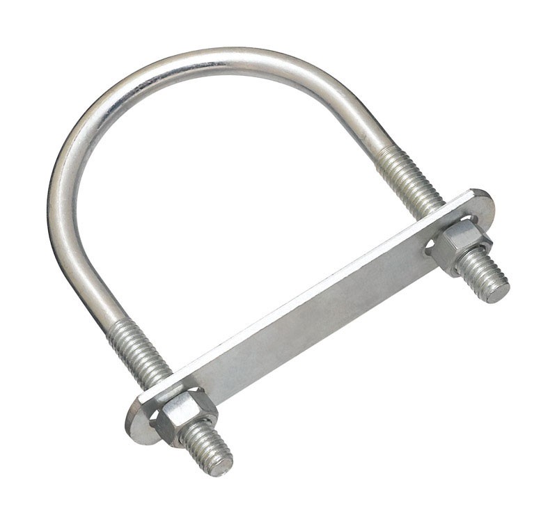 National Hardware N222-217 Steel Zinc Plated 3/8 in. Thread Round Bend U-Bolt