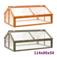 Greenhouse Outdoor Grow House Green House for Plant Growing Firwood vidaXL