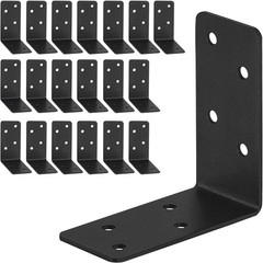 3x3x1.5in Steel L Bracket – 20pcs Set for Furniture & Timber