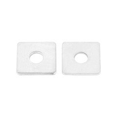 2Pack 25x25x2mm Stainless Steel Square Flat Washer for M8 Bolt Nut Square Gasket