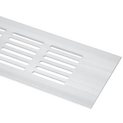 Air grilles, 4pcs 250x60mm – for aluminum return ventilation cover (silver)