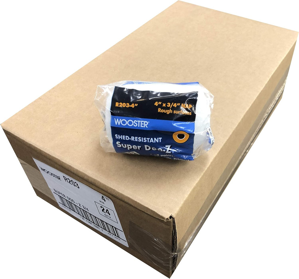 24-Pack of 4 X 3/4″ Nap R203 Super Doo-Z Shed-Resistant Woven Roller Cover