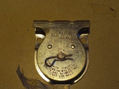 Campbell Chain T7550502 Wall And Ceiling Pulley 2 Inch For 3/8 Inch Rope Zinc Pl