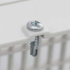 3 In. X 4 In. White Vinyl Rodent Guard