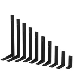 1 Pc Heavy Duty Shelf Bracket White Black Support Frame Rack Thickened Modern