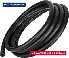 3/8 Inch (10mm) ID Fuel Line Hose 10FT NBR Rubber Push Lock Hose High Pressure 3