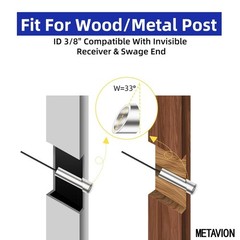 Metavion 10 Pack 7/16″ ID Angle Beveled WasherT316 Stainless Steel, 2535 Degr…