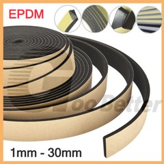 EPDM Neoprene Self Adhesive Backed Foam Sponge Strip Roll Sheet Tape Sticky Seal
