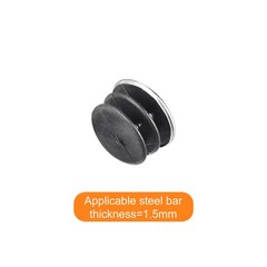 Post End Cap Cover, 10pcs 25mm Fence Post Cap Round Tube Cover Insert, 22×15.5mm