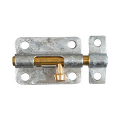 National Hardware N151-878 Door Barrel Bolt, Galvanized, 3 In. – Quantity 5