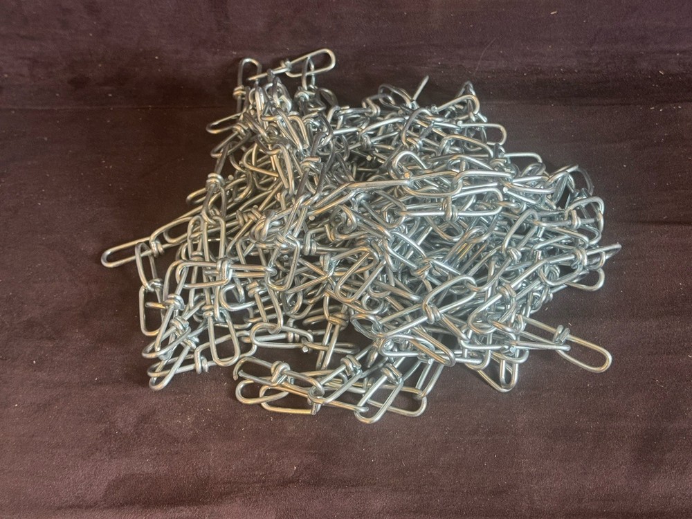 Campbell 2/0 Double Loop Chain (Zinc Plated) – 34 Feet — TO752426N