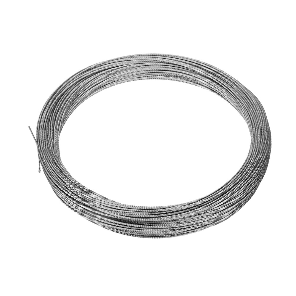 1/16″ (1.5mm) 164ft (50m) 304 Stainless Steel Cable Wire Rope 7 x 7 Strands