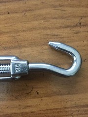 6 pieces of Coolaroo 316 Stainless Steel Hook Turnbuckles SHADE SAIL HARDWARE