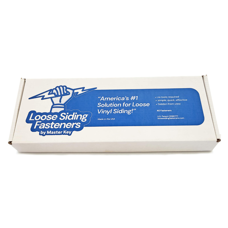 Loose Siding Fasteners Help Secure Loose Vinyl Siding That Will Not Lock