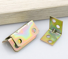 Galvanized Steel Right Angle Bracket, Thickened Furniture Hardware Connector