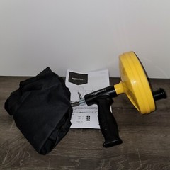 Amazon Basics Drain Snake with storage bag 25ft