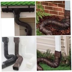 SEWOART 1 Set Downspout Extension Tubing Downspout Drainage Extension Drain
