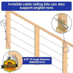 BLIKA Cable Railing Kit 1/8″ 24 Pack