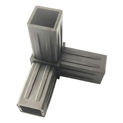 Plastic Three Way Tee Fittings 16pcs Compatible with For 20mm Square Tube