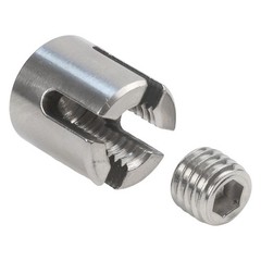 Reliable Stainless Steel Clamp for 2mm 8mm Wire Ropes in For Wall Trellis