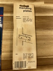 3″ steel mending plates 4 Packs, 16 Plates Hagar 00286 made in USA
