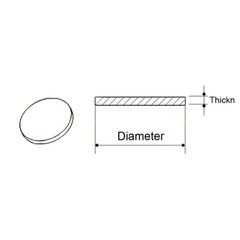 Solid Neoprene Round Rubber Pads Disc Sheet Diameter 5mm – 150mm Thick 1mm -10mm