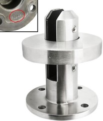 6″ High Frameless Swimming Pool Glass Railing Spigot for 3/8″-3/4″ Glass Thick